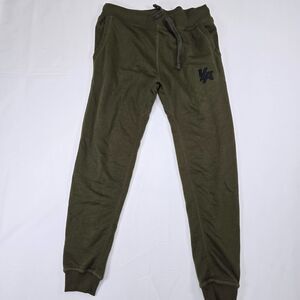 YOUNGLA Men's Green Joggers Size Medium